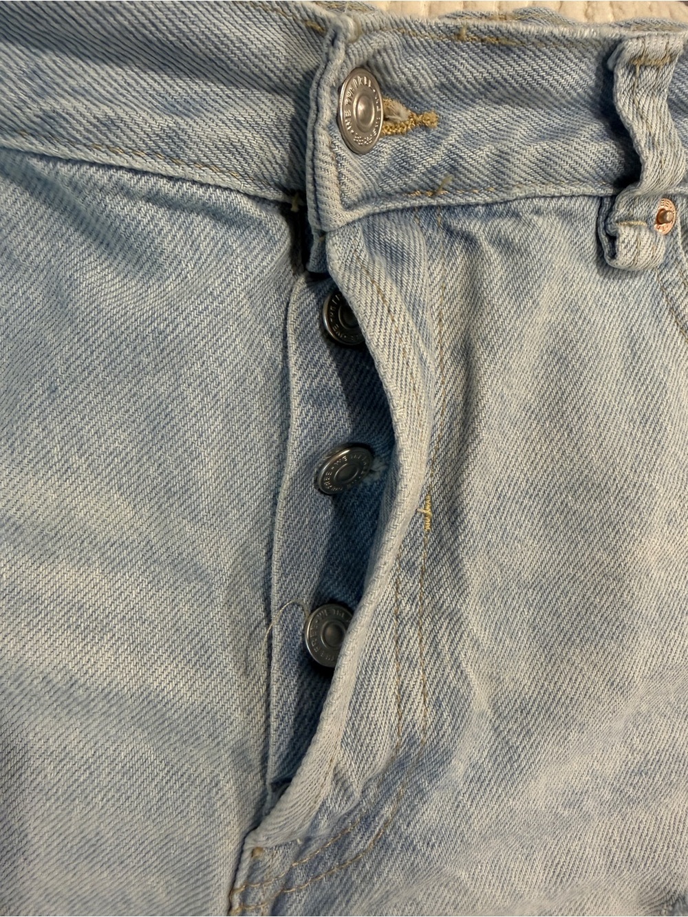Free People We The Free Now or Never Denim Shorts-Size 30-Color: Well Worn - Picture 9 of 10